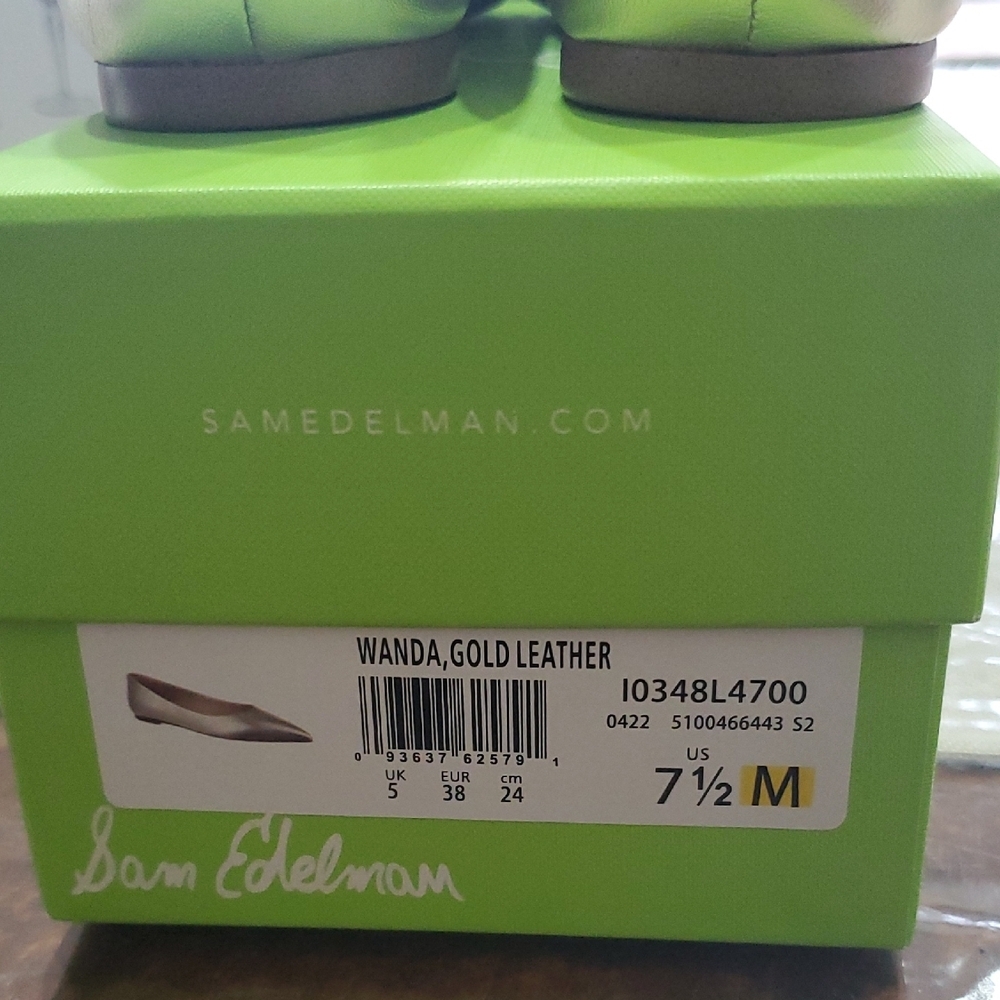 Sam Edelman Women's Metallic Flats - Picture 8 of 12